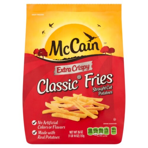 McCain Extra Crispy Classic Fries, 26 oz