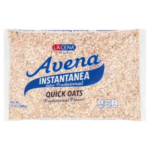 La Cena Traditional Flavour Quick Oats, 14 oz