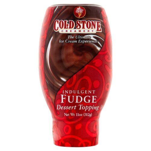 Cold Stone Creamery Indulgent Fudge Dessert Topping, 11 oz