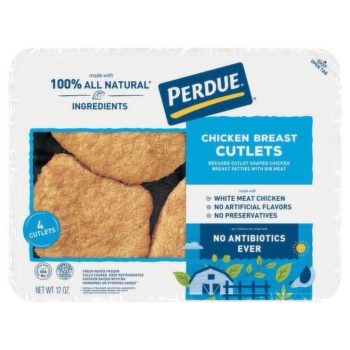 Perdue Chicken Breast Cutlets, 4 count, 12 oz