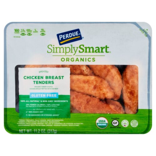 Perdue Simply Smart Organics Breaded Chicken Breast Tenders, 11.2 oz