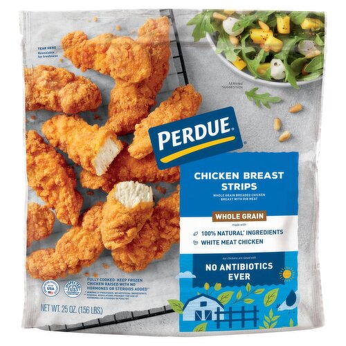 PERDUE Whole Grain Chicken Breast Strips, 25 oz