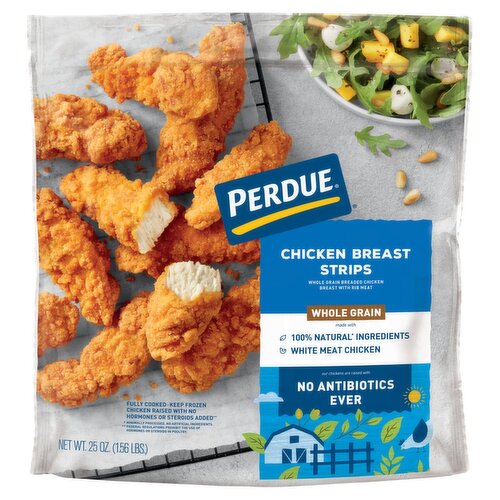 PERDUE Whole Grain Chicken Breast Strips, 25 oz