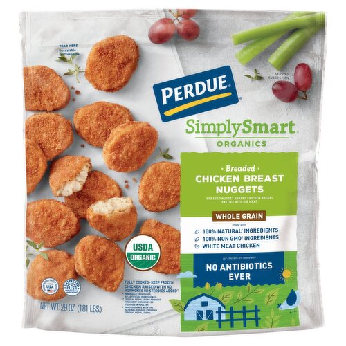 PERDUE SIMPLY SMART ORGANICS Whole Grain Chicken Breast Nuggets (29 oz.)