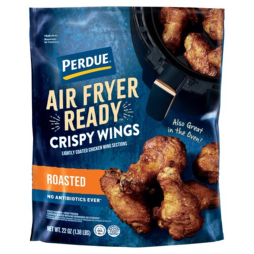 Perdue Air Fryer Ready Roasted Crispy Chicken Wings, 22 oz