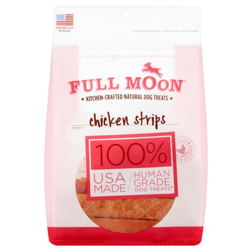 Full Moon Chicken Strips Kitchen-Crafted Natural Dog Treats, 12.0 oz