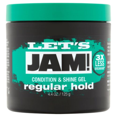 Let's Jam! Regular Hold Condition & Shine Gel, 4.4 oz