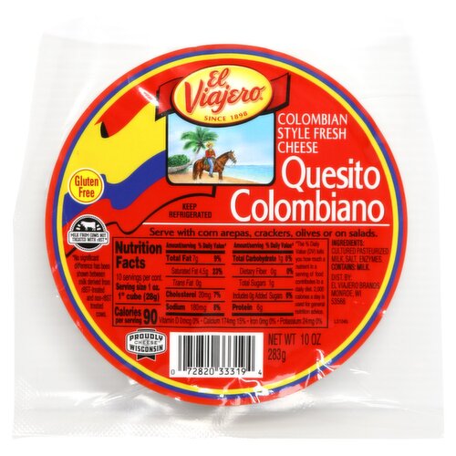 El Viajero Colombian Style Fresh Cheese, 10 oz