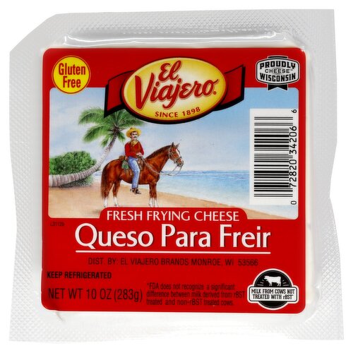 El Viajero Fresh Frying Cheese, 10 oz