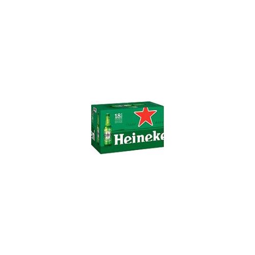 Heineken Lager Beer - 18 Pack Bottles, 216 fl oz