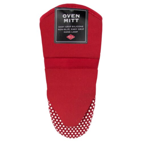 Ritz Silicone Dot Oven Mitt Paprika