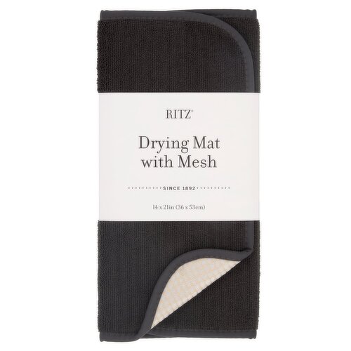 Ritz Drying Mat with Mesh Graphite