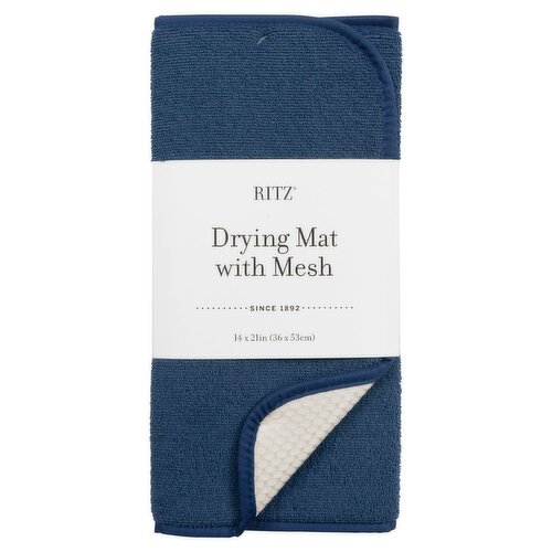 Ritz Federal Blue Drying Mat with Mesh