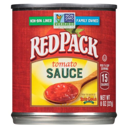 Red Gold RedPack Tomato Sauce, 8 oz