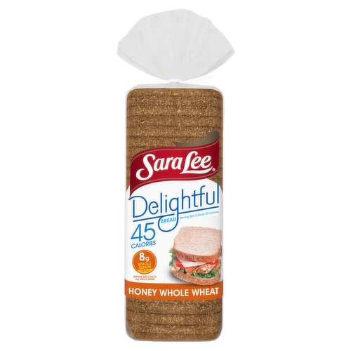 Sara Lee Delightful Honey Whole Wheat Bread, 1 lb 4 oz