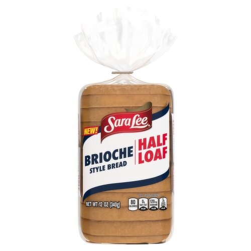 Sara Lee Half Loaf Brioche Style Bread, 12 oz