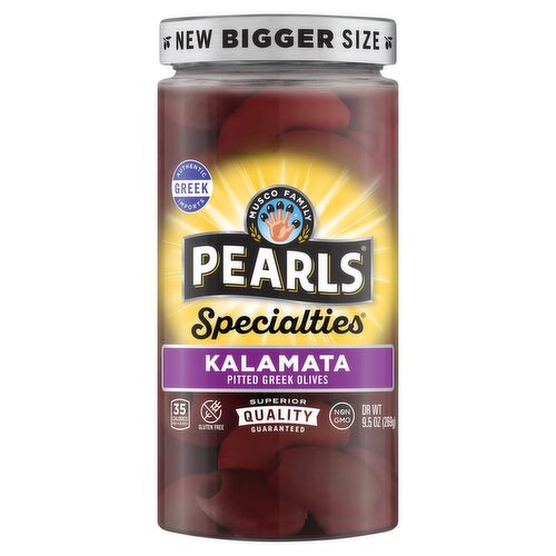 Musco Family Olive Co. Pearls Specialties Kalamata Pitted Greek Olives, 9.5 oz