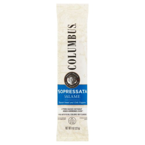 Columbus Sopressata Salame, 8 oz