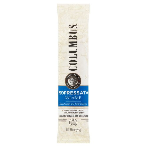 Columbus Sopressata Salame, 8 oz