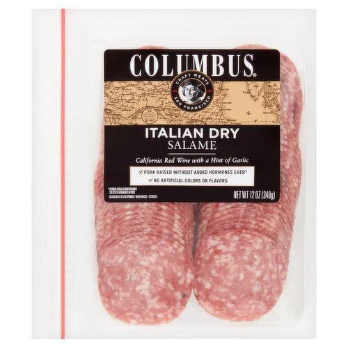 Columbus Italian Dry Salame, 12 oz