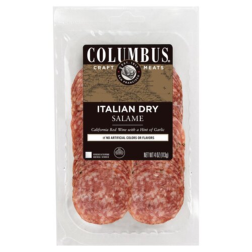 Columbus Italian Dry Salame, 4 oz