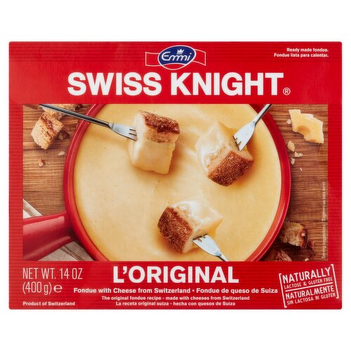 Emmi Swiss Knight L'Original Ready Made Fondue, 14 oz