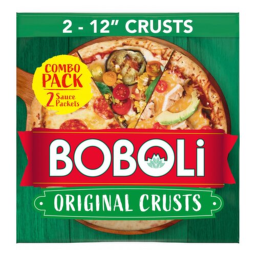 Boboli Original Crust Combo Pack, 2 count, 2 lbs 3.2 oz