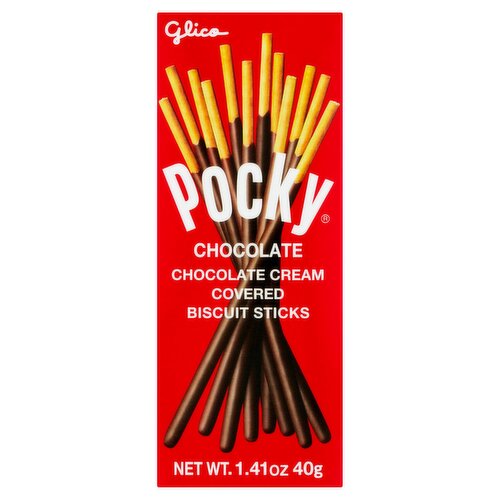 Pocky Chocolate Cream Covered Biscuit Sticks, 1.41 oz