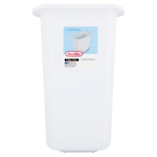 Sterilite 2 Gal. Assorted Vanity Waste Basket