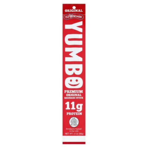 Old Wisconsin Yumbo Premium Original Sausage Stick, 2 oz