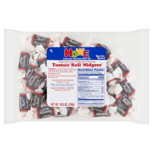 Howe Tootsie Roll Midgees, 10.5 oz