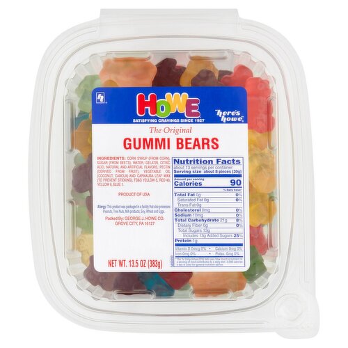 Howe The Original Gummi Bears, 13.5 oz