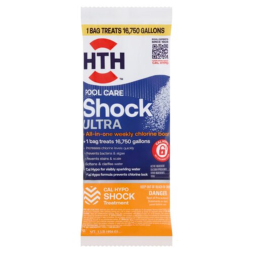HTH Ultra Pool Care Cal Hypo Shock Treatment, 1 lb