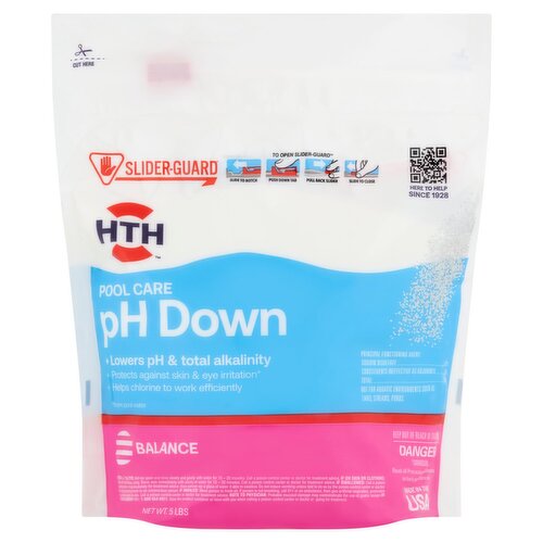 HTH Pool Care pH Down, 5 lbs