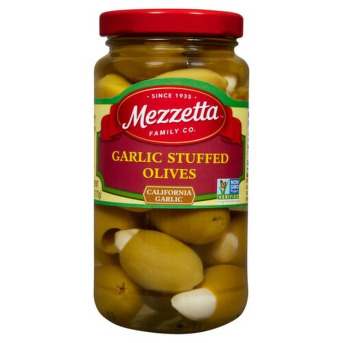 Mezzetta Garlic Stuffed Olives, 6 oz