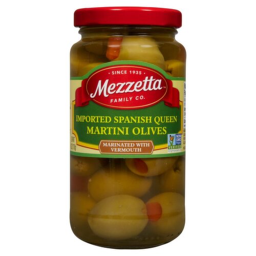 Mezzetta Imported Spanish Queen Martini Olives, 6 oz