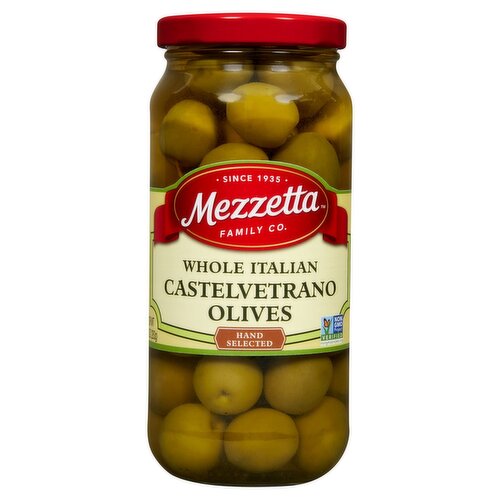 Mezzetta Whole Italian Castelvetrano Olives, 10 oz