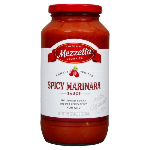 Mezzetta Spicy Marinara Sauce, 25 oz