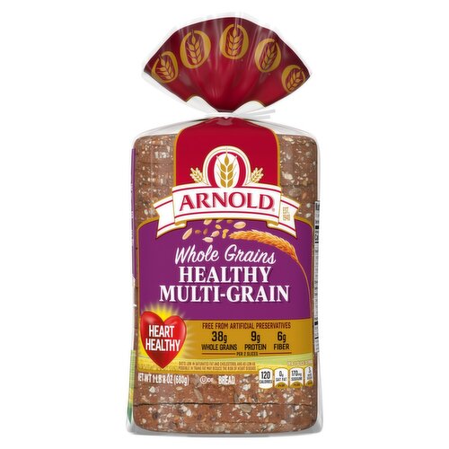 Arnold Whole Grains Healthy Multi-Grain Bread, 1 lb 8 oz