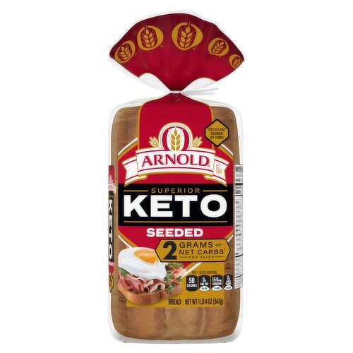 Arnold Superior Keto Seeded Bread, 1 lb 4 oz