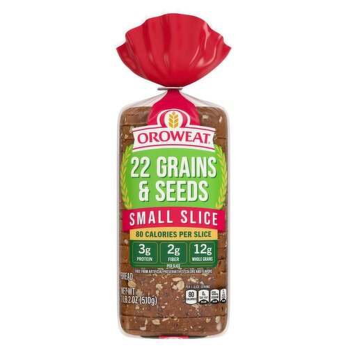 Oroweat 22 Grains & Seeds Small Slice Bread, 1 lb 2 oz