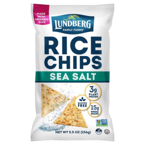 Lundberg Family Farms Sea Salt Rice Chips, 5.5 oz