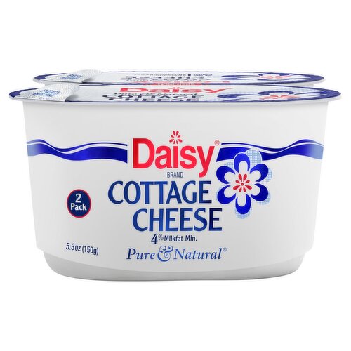 Daisy Brand Cottage Cheese Twin Pack Plain 4%
