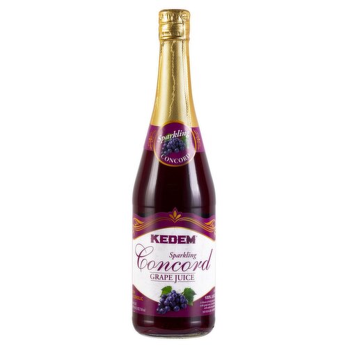 Kedem Non Alcoholic Sparkling Concord Grape Juice, 25.4 fl oz