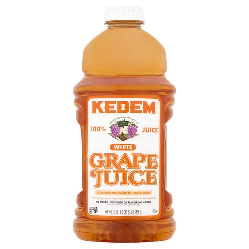 Kedem 100% White Grape Juice, 64 fl oz