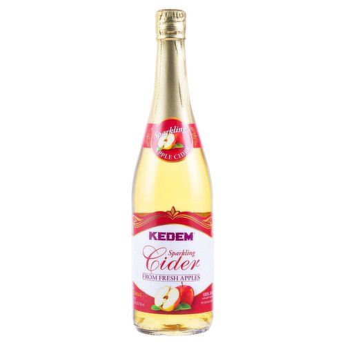 Kedem Sparkling Apple Cider, 25.4 fl oz