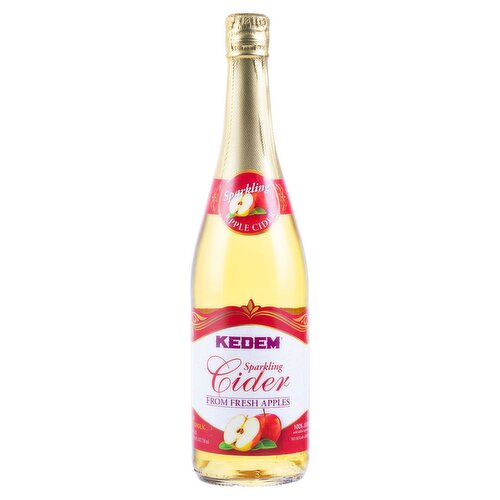 Kedem Sparkling Apple Cider, 25.4 fl oz