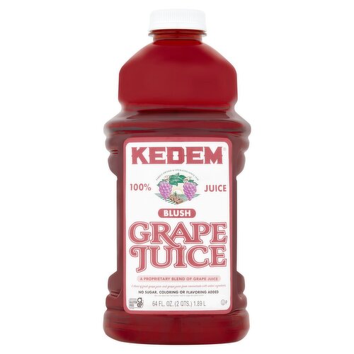 Kedem 100% Blush Grape Juice, 64 fl oz