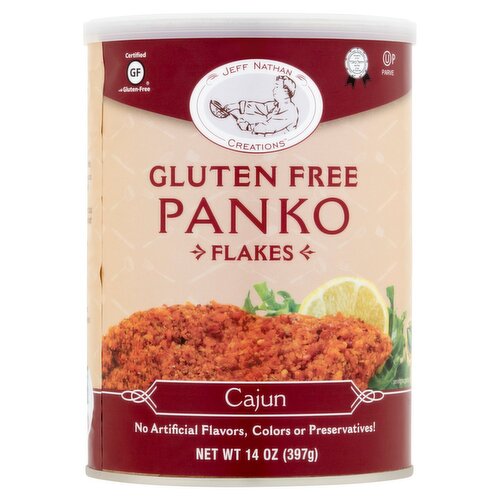 Jeff Nathan Creations Gluten Free Cajun Panko Flakes, 14 oz