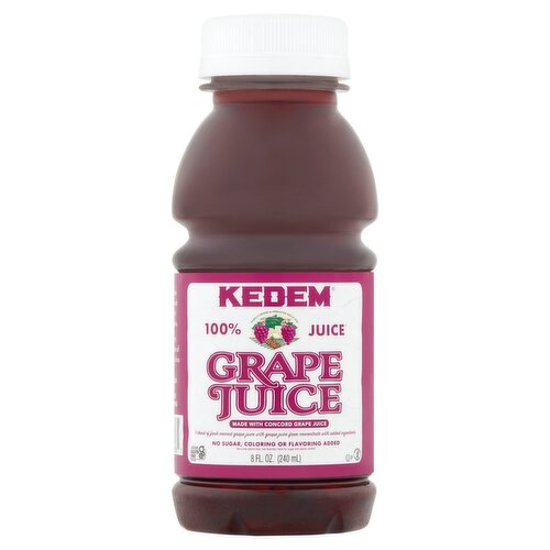 Kedem 100% Grape Juice, 8 fl oz